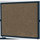 quartet corkboard black frame