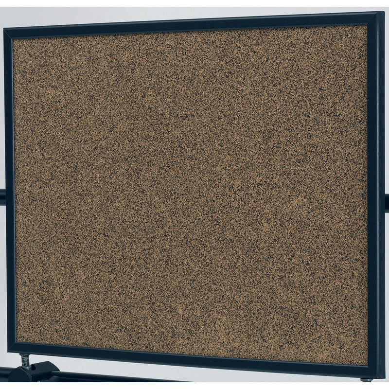 quartet corkboard black frame