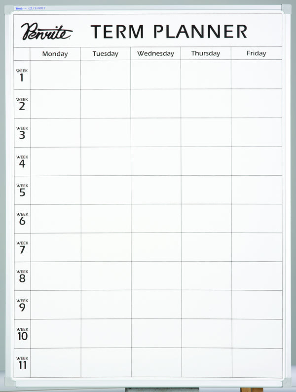 quartet penrite planner board term 900x1200mm