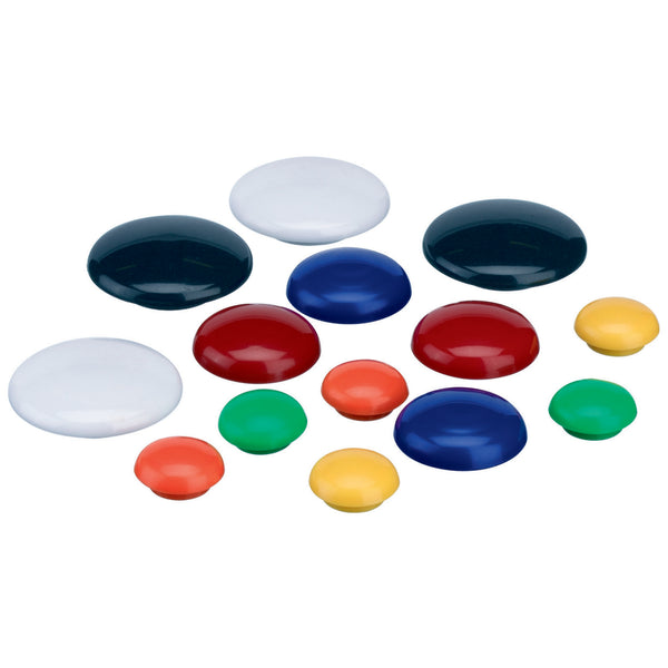quartet magnetic buttons 30mm pack of 10#Colour_BLACK