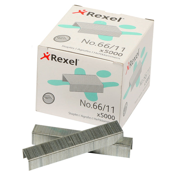 rexel® staples 66/11mm box of 5000