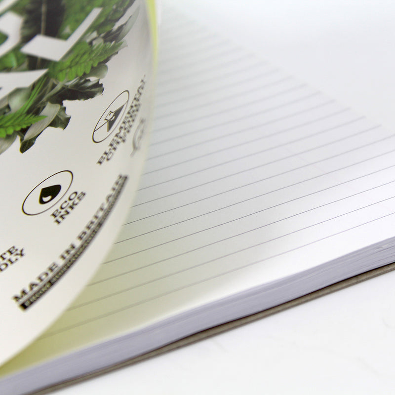 Silvine Carbon Zero Twin Wire Notebook 120 Pages Ruled with Margin