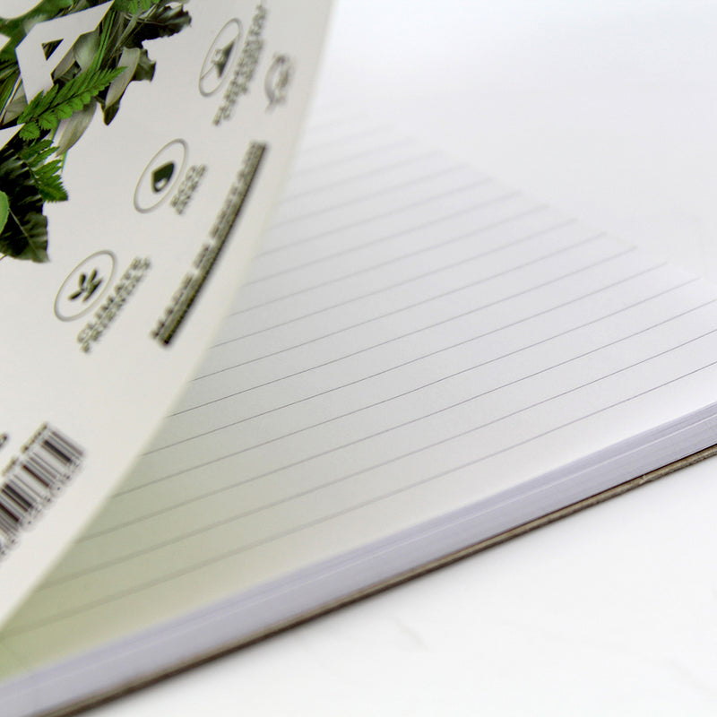 Silvine Carbon Zero Twin Wire Notebook 120 Pages Ruled with Margin
