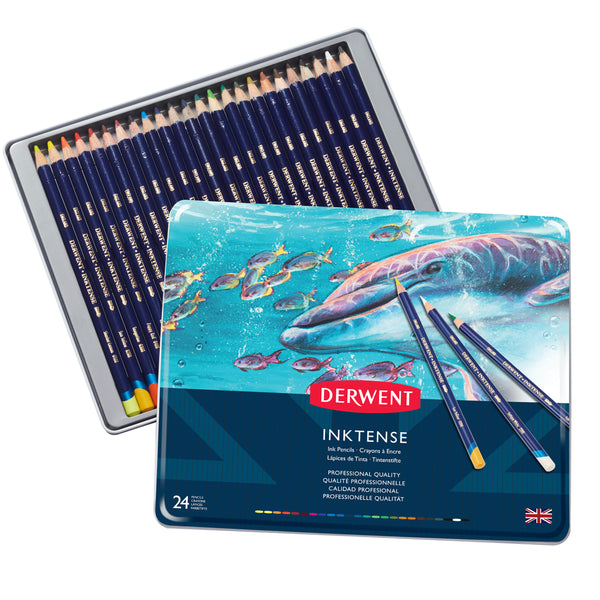 Derwent Inktense Pencil Tin Of 24