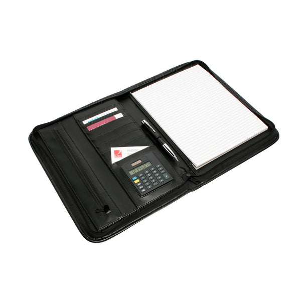 rexel® compendium zip pad holder black