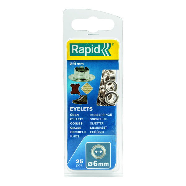 rapid eyelets 25 piece +tool#Size_6MM
