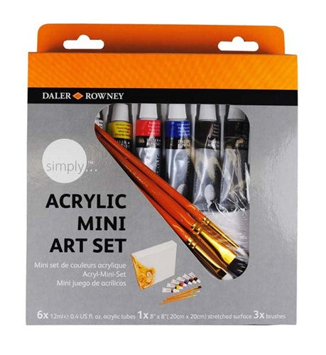 Daler Rowney Simply Acrylic Paint Mini Art Set