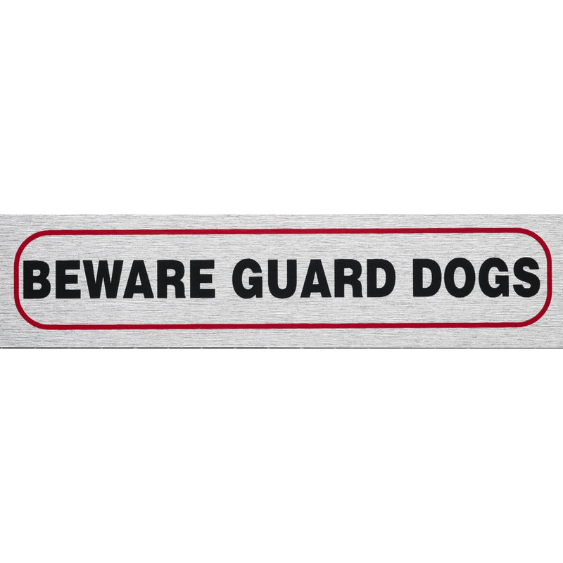 rosebud sign beware guard dogs