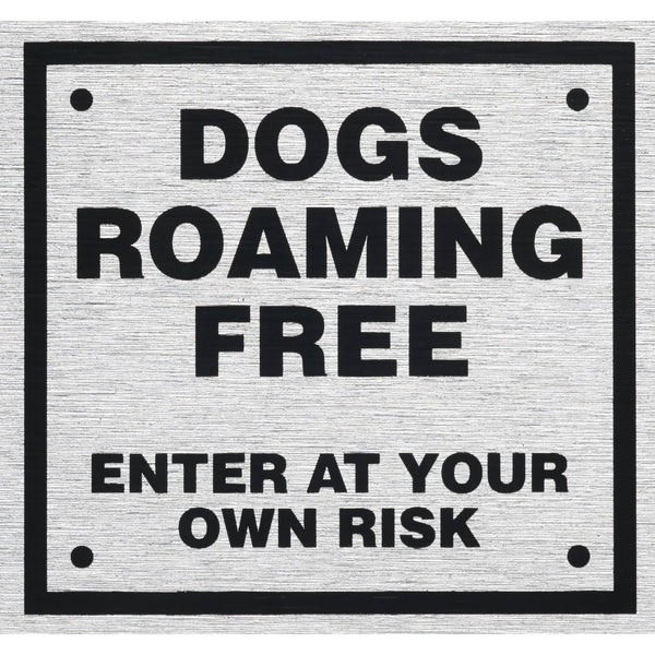 rosebud square sign dogs roaming free
