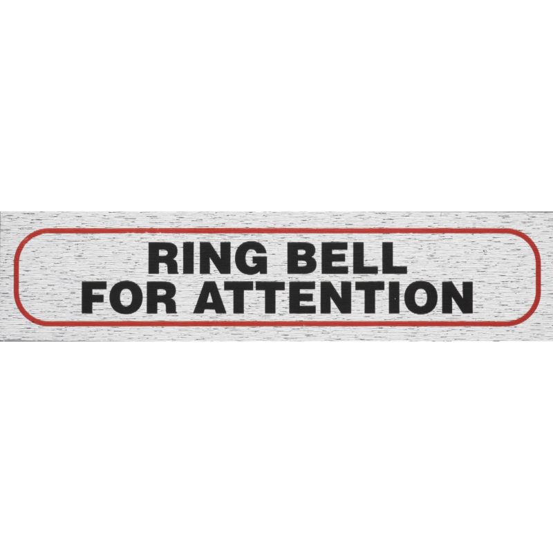 rosebud sign ring bell for attention