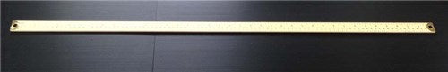 Wooden Metre Ruler 100cm With Metal Ends