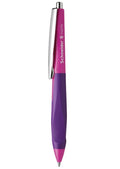 schneider haptify ballpoint pen rubberised grip (m)#Colour_PINK/VIOLET