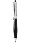 schneider haptify ballpoint pen rubberised grip (m)#Colour_WHITE/BLACK