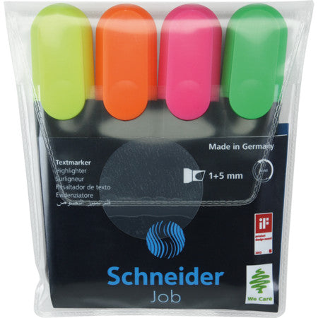 schneider highlighter job - wallet of 4