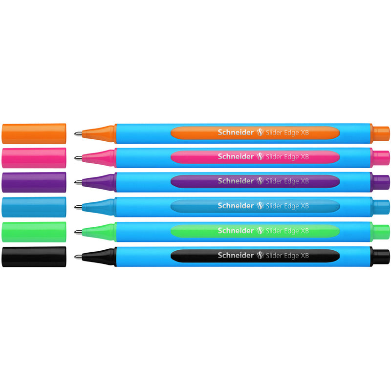 Schneider Ballpoint Pen Slider Edge XB Assorted Wallet