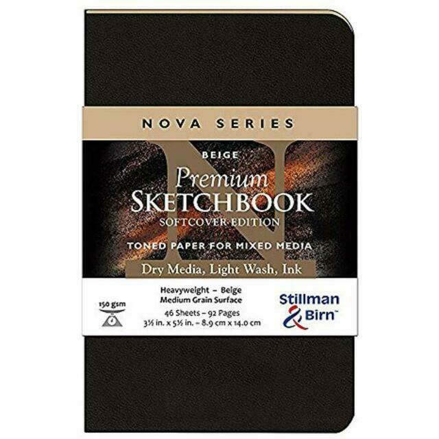 Stillman & Birn Nova Beige Soft Cover Sketch Book 150gsm