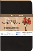 Stillman & Birn Nova Beige Soft Cover Sketch Book 150gsm