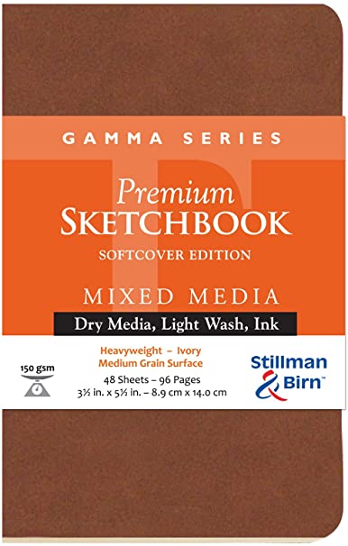 Stillman & Birn Gamma Soft Cover Sketch Book 150gsm#size_3.5X5.5 INCHES