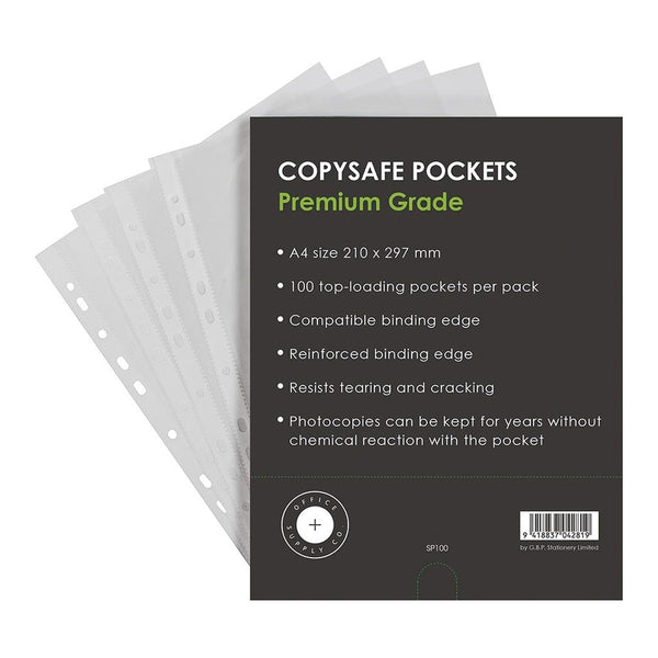 OSC Copysafe Pockets A4 - Pack of 100