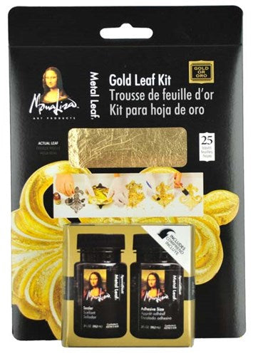 Speedball Mona Lisa Gold Leaf Kit 25 Leaves
