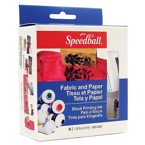 Speedball Printmaking Fabric Block Printing Set Of 6