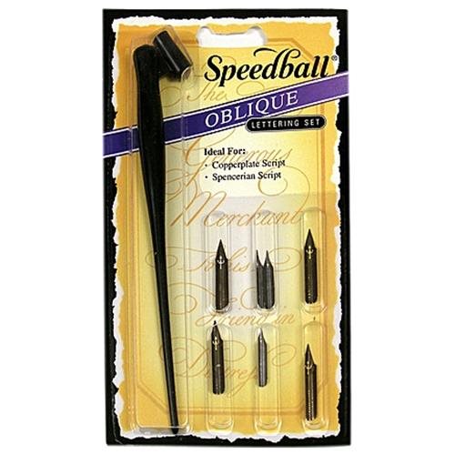 Speedball Oblique Pen Set