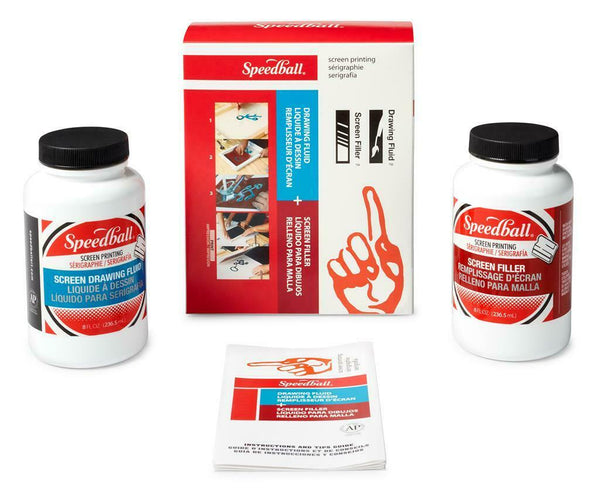 Speedball Printmaking Drawing Fluid & Screen Filler Set