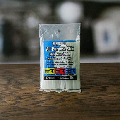 Surebonder All Purpose Temperature Mini Glue Stik 4" Pack Of 12