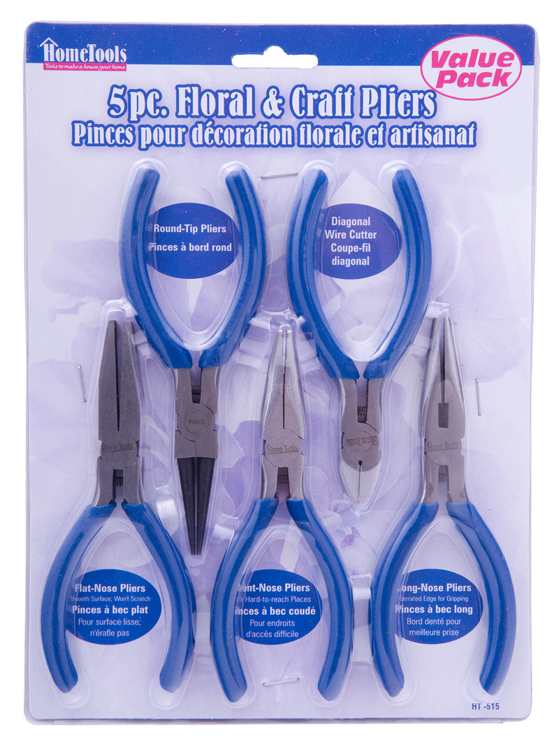 floral and craft pliers set of 5