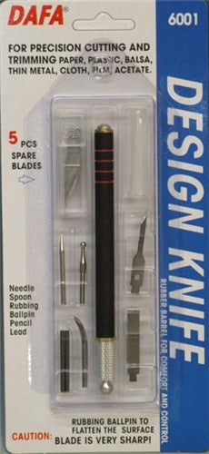Dafa Design Knife With Assorted Tools 5 Blades And 5 Nibs