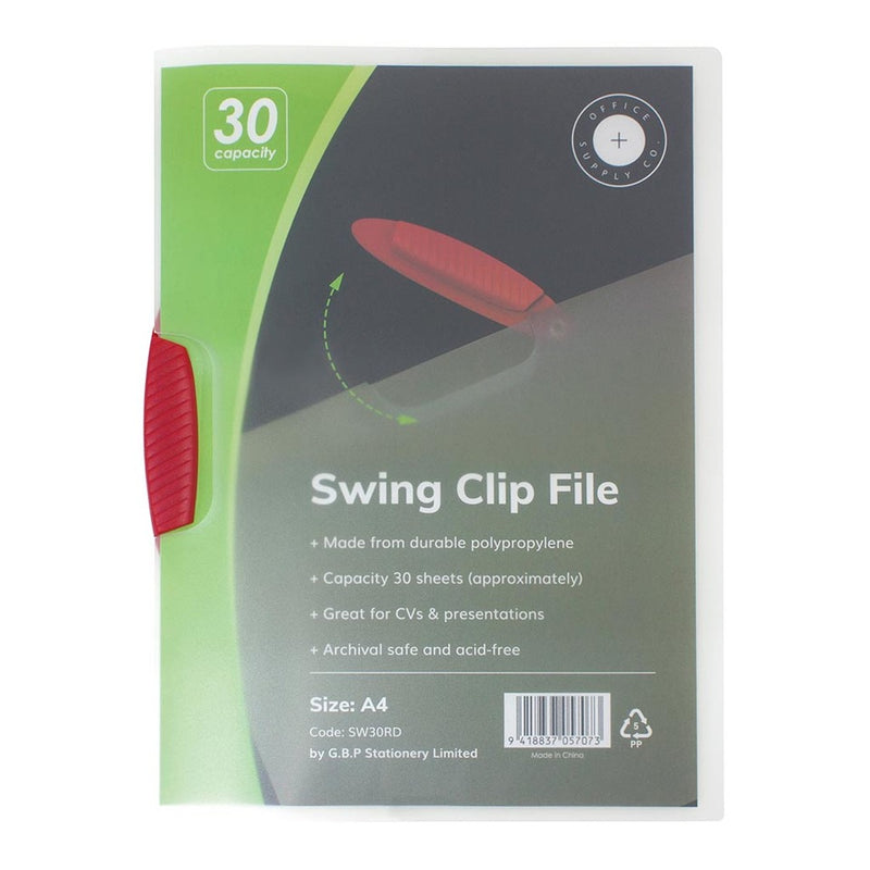 OSC Report Cover Swingclip A4