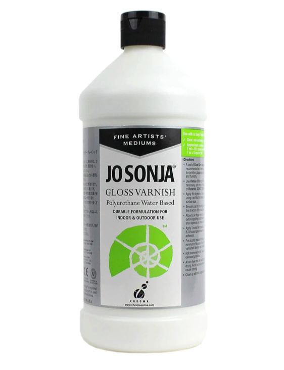 Jo Sonja Gloss Varnish Water Based Polyurethane