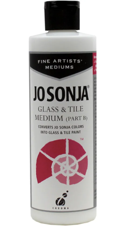 Jo Sonja Glass & Tile Painting Craft Medium 250ml
