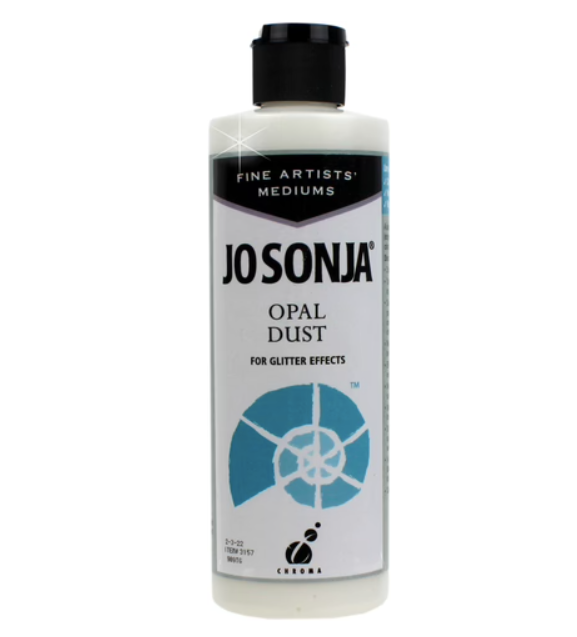 Jo Sonja Opal Dust Medium Glitter Gel 250ml