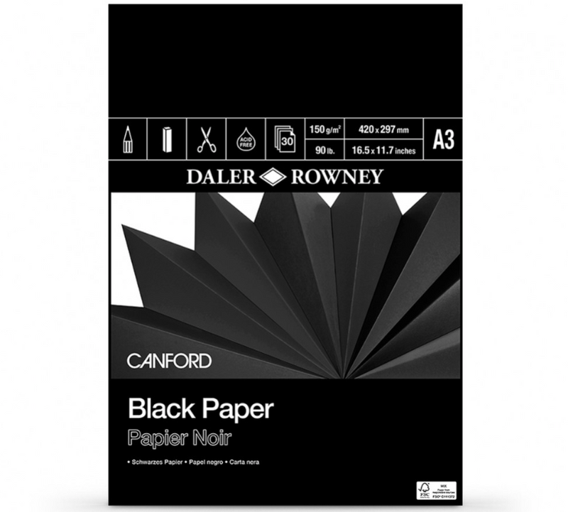 Daler Rowney Canford Black Pad