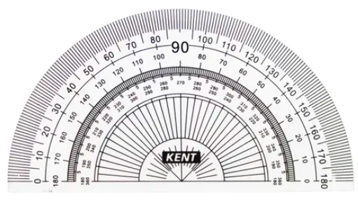 Kent Protractor 180 100mm