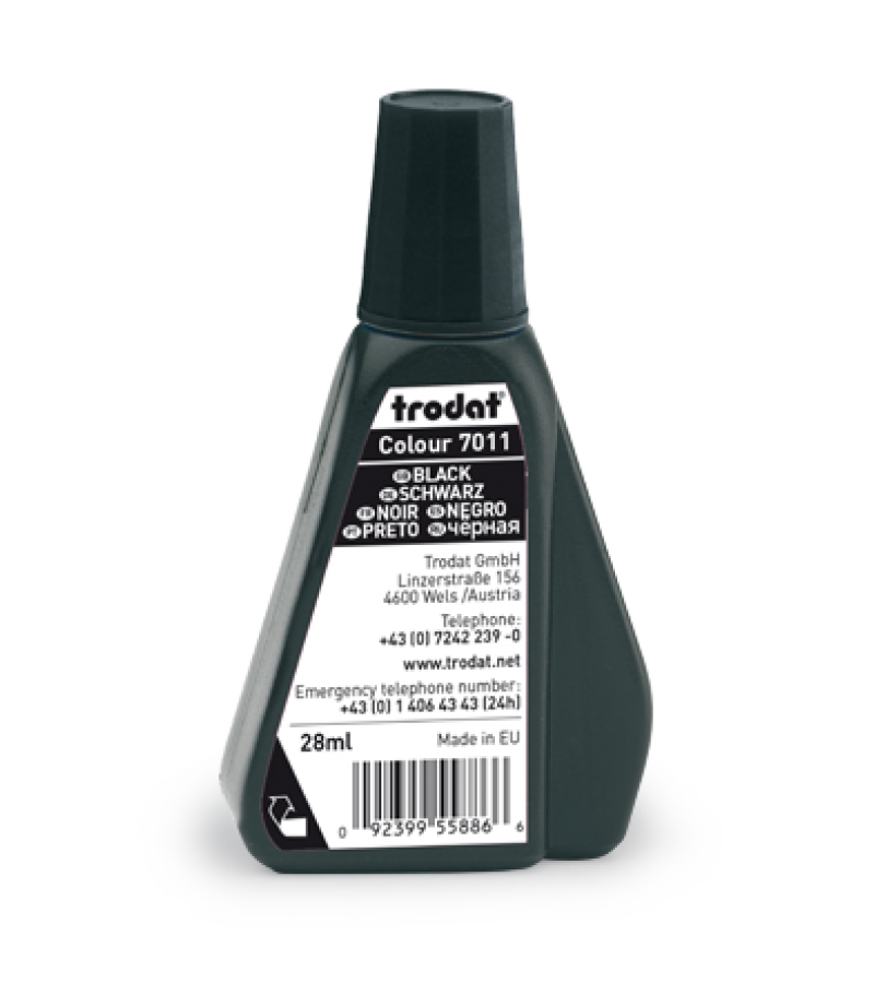 Trodat 7750 Textile Ink 28ml Black