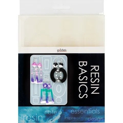 Ribtex UV Resin Mould Rectange Earrings