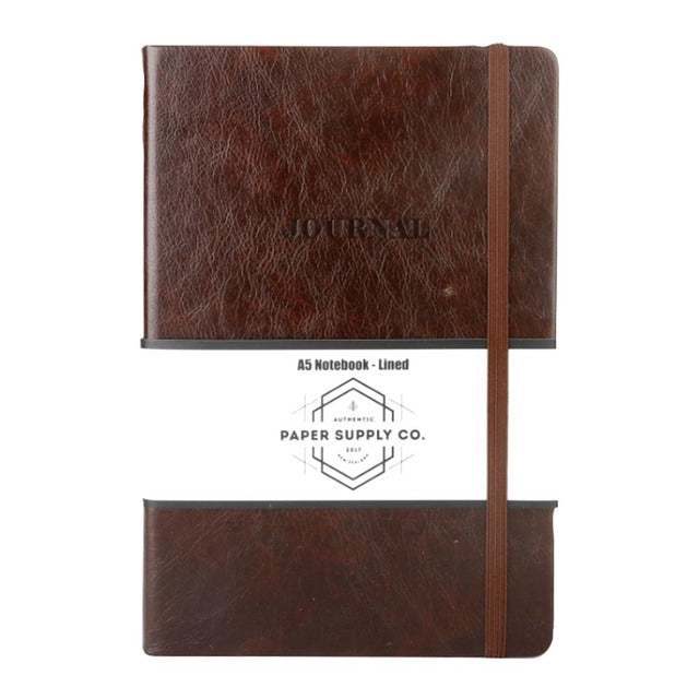 OSC Vintage Hardcover Journal Brown