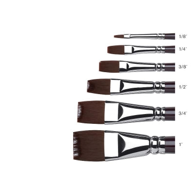 Winsor & Newton Galeria Short Handle One Stroke Brushes#Size_3MM