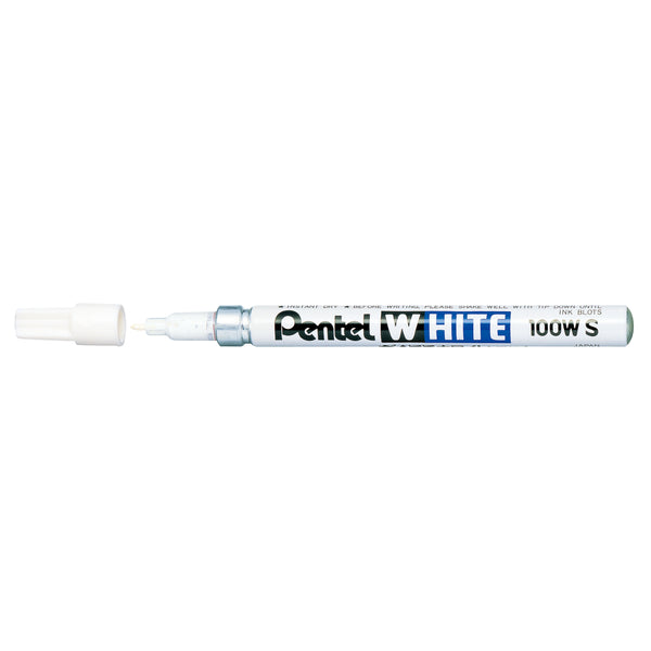 pentel permanent marker bullet 1.3mm white