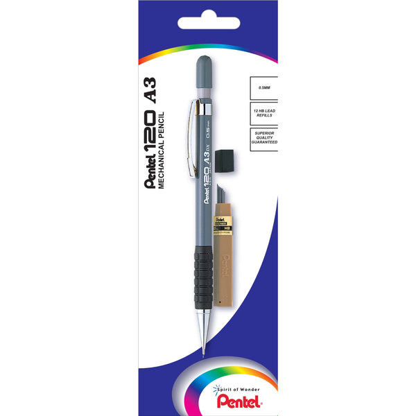 Pentel Drafting Mechanical Pencil XA315 0.5mm Grey Barrel