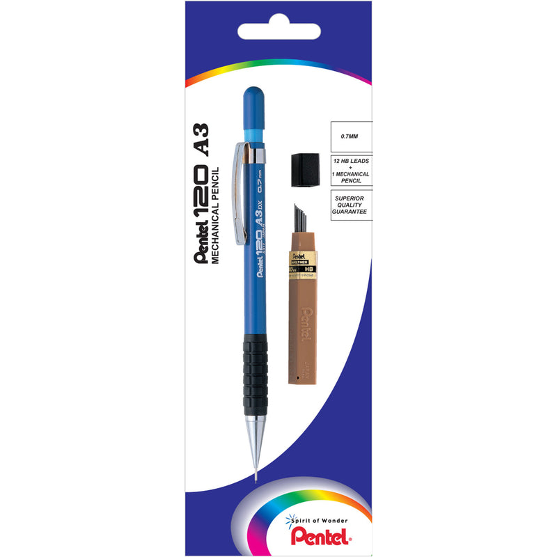 Pentel Drafting Mechanical Pencil XA317 0.7mm Blue Barrel