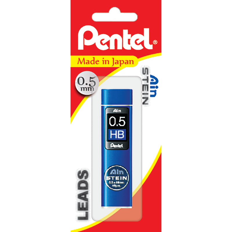 pentel ain stein leads 0.5mm tube/40 leads