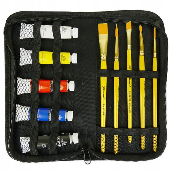 Phoenix Acrylic Paint Travel Set of 11 Pieces