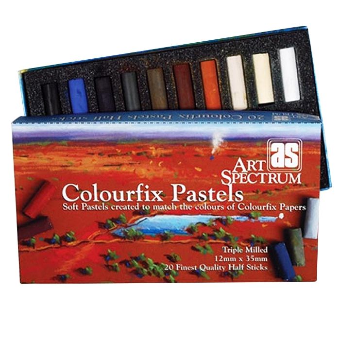 Art Spectrum Colour Fix Soft Pastels Half Sticks Set Of 20