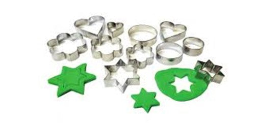 Anthony Peters Metal Cookie Cutters Pack Of 12