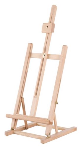 Das Small Elm Wood Adjustable Table Top Easel 27x32x75cm