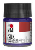 Marabu Silk Fabric Craft Paint 50ml#Colour_PLUM