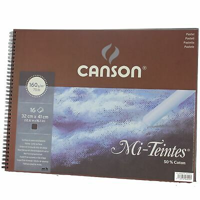 Canson Mi-Teintes Sketch Pad 160gsm Black 16 Sheets